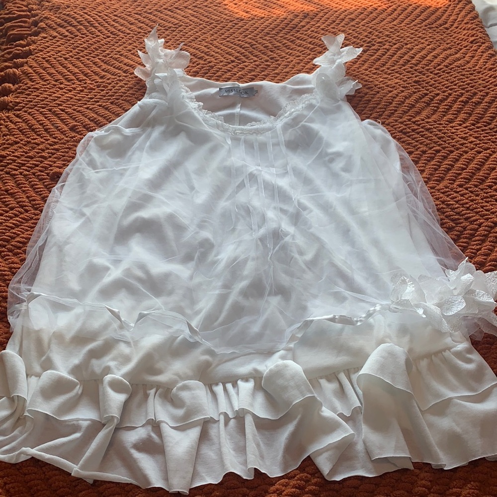 Womans white blouse